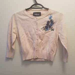 Cropped 3/4 cardigan